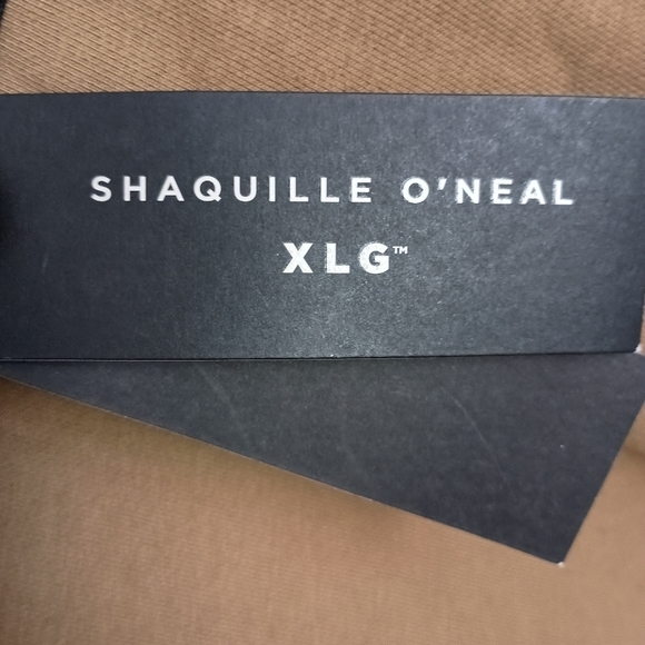 NWT Shaquille O'neal XLG Terry Sweatshirt in Beige (Tall) - Picture 4 of 6